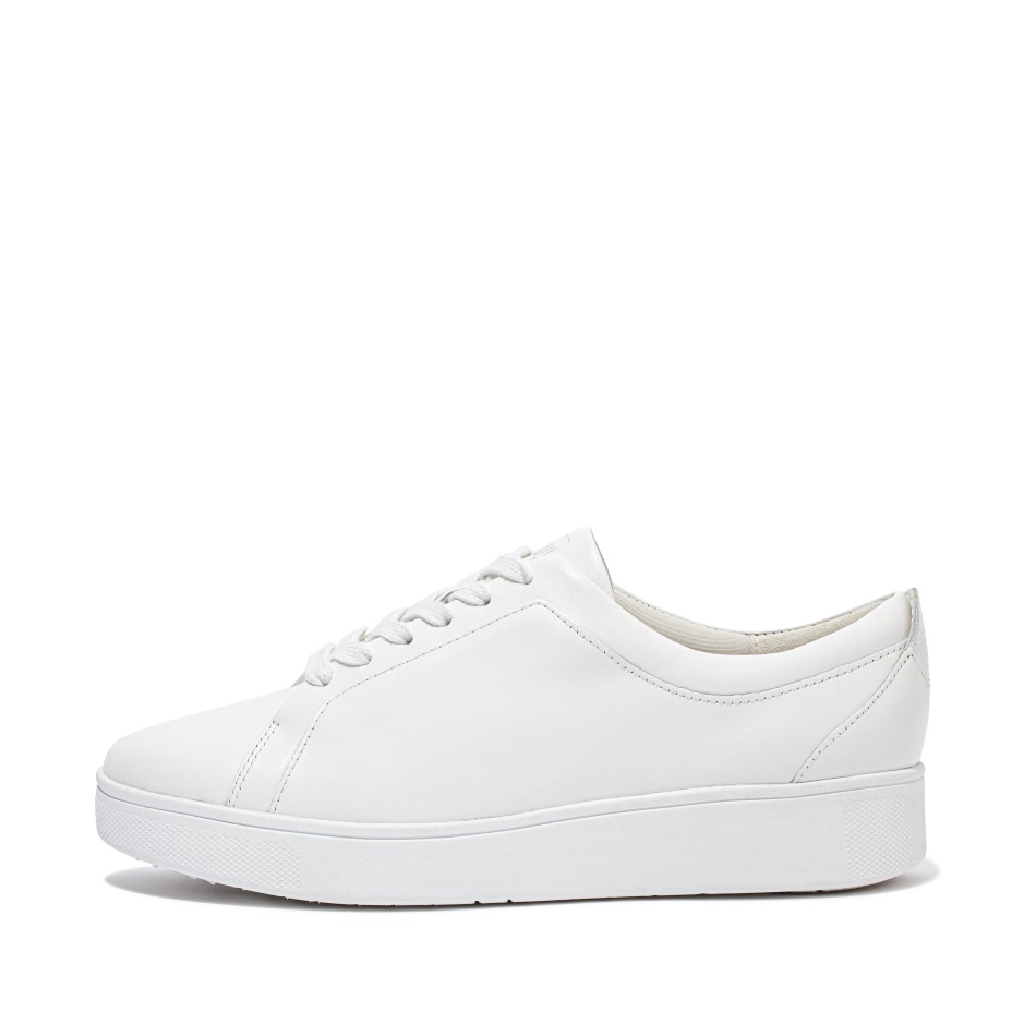 Sneakers Fitflop Rally In Pelle Urban White