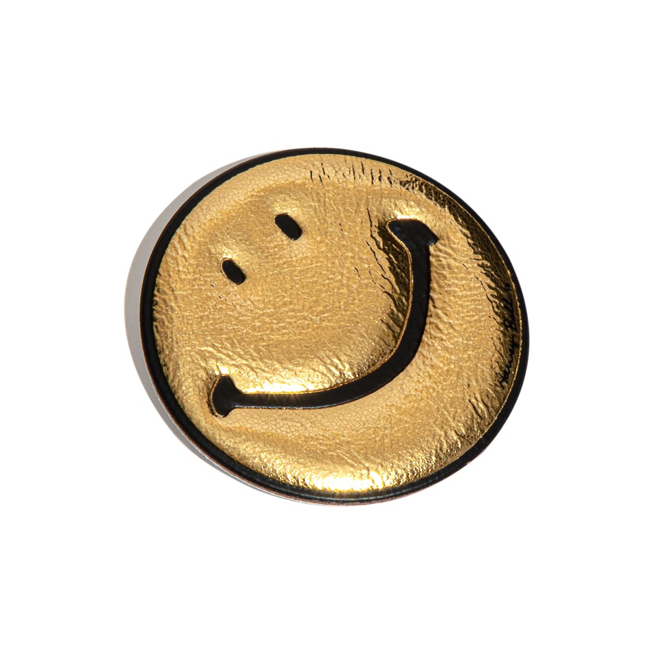 Fitflop Smiley Metallizzato Adesivi In ​​ecopelle Confezione Da 2 Oro