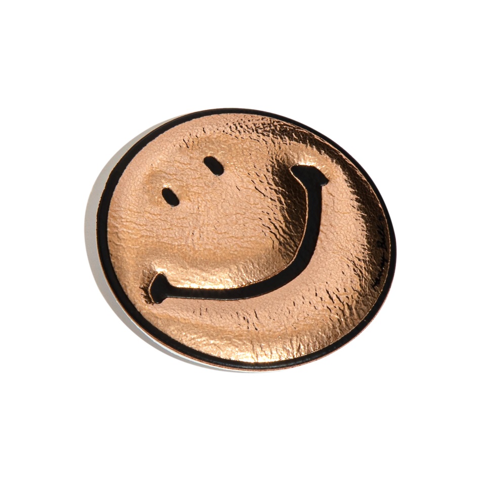 Fitflop Smiley Metallizzato Adesivi In ​​ecopelle Confezione Da 2 Oro Rosa